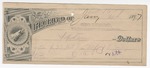 1897 January 4: Receipt, of George J. Crump, U.S. marshal; to C.A. Watt for feeding of prisoners and guards