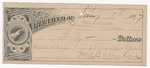1897 January 5: Receipt, of George J. Crump, U.S. marshal; to Ms. Callahan for feeding of prisoners and guards