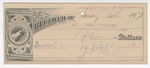 1897 January 6: Receipt, of George J. Crump, U.S. marshal; to J.P. Breen for feeding of prisoners and guards