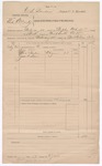 1897 February 20: Voucher, of C.S. Bowden, deputy marshal, for services serving subpoena in U.S. v. Ed Alberty; Stephen Wheeler, clerk; Nora Sanders, Jacob Lewis, witnesses; James F. Read, assistant attorney