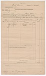1897 March 2: Voucher, of C.S. Bowden, deputy marshal, for services serving subpoena in  U.S. v. Ed Alberty; Stephen Wheeler, clerk; Nora Sanders, Jacob Lewis, witnesses; James F. Read, assistant attorney