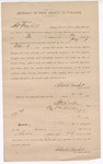 1897 April 1: Affidavit, of Charles Brownhill, field deputy marshal; S. Wheeler, clerk; I.M. Dodge, deputy clerk; George J. Crump, U.S. marshal