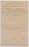 1897 March 1: Voucher, of Charles Barnhill, deputy marshal, for services serving subpoenas in U.S. v. Bug Luckey;  Stephen Wheeler, clerk; Crockett Lee, witness