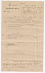 1897 February 26: Voucher, of George P. Lawson, deputy marshal, for services in U.S. v. Tom Myers, assault with intent to kill; John H. Rogers, U.S. district judge; James F. Read, assistant attorney