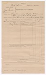 1897 March 22: Voucher, of G.P. Lawson, deputy marshal, for services in U.S. v. Joe Smith; Stephen Wheeler, clerk; Henry Malone, witness