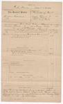 1897 March 5: Voucher, of C.L. Bowden, deputy marshal, for services serving subpoena in U.S. v. Ms. James Nakedhead, contempt of court;  Stephen Wheeler, commissioner; James F. Read, assistant attorney