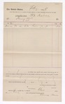 1897 March 22: Voucher, to Kenney Brothers for supplies; George J. Crump, U.S. marshal