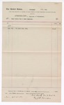 1897 March 31: Voucher, to Fort Smith Ice and Coal Company for 1215 pounds of ice; J.H. Gordon, company representative