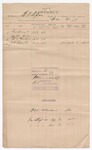1897 March 31: Voucher, of B.F. Gipson, deputy marshal, for expenses incurred in serving of subpoena; George James, Jasper James, Thomas J. Reukins, James Ballentine, witnesses