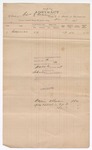 1897 March 31: Voucher, of Charles E. Copeland, deputy marshal, for expenses incurred in serving of subpoena