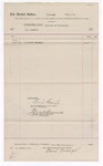 1897 April 30: Voucher, to Paul Guenzel for horse shoeing; George J. Crump, marshal; Thomas H. Barnes, attorney