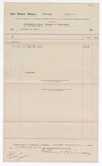 1897 May 14: Voucher, to O'Shea and Hinch for horse feed; George J. Crump, marshal