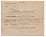 1900 February 21: Summons, before Ulysses G. Winn, commissioner; Jeb Franklin, defendant; C.C. Powell, plaintiff