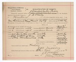 1903 November 18: Bond, of surety for J.B. Mosley; includes 18 head of cattle, 6 horses, 400 tons of hay, 3000 bushels of corn, stock merchandise; J.F. McKeel, notary public