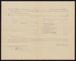 1889 December 20: Voucher, to Jacob Yoes, U.S. marshal, for fees of jurors; includes cost of pay to petit jurors; William H.H. Clayton, attorney; Stephen Wheeler, clerk; I.M. Dodge, deputy clerk
