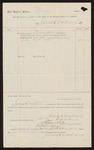 1890 September 30: Voucher, to Jacob Yoes, U.S. marshal, for miscellaneous expenses in U.S. court; expenses include stenographer services from and supplies for James A. Carbary and janitorial services from Lee Thompson; Stephen Wheeler, clerk; I.M. Dodge, deputy clerk; includes list of stationary supplies provided