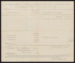 1892 January 28: Voucher, to Jacob Yoes, marshal, for fees and expenses; includes balance due marshal; William H.H. Clayton, district attorney; Stephen Wheeler, clerk; I.M. Dodge, deputy clerk