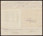 1895 June 30: Voucher, to George J. Crump, marshal, for miscellaneous expenses; to John P. Bloomburg for services as messenger, Alexander May for services as janitor, John L. Springston for services as interpreter, G.E. Rider for services as stenographer and typewriter, Charles J. Lamb, Hiram Stephens for reward, Van Winkle and Company for stationary; James F. Read, attorney; Stephen Wheeler, clerk; I.M. Dodge, deputy clerk;