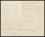 1896 January 3: Voucher, to George J. Crump, marshal, for pay of bailiffs and others; J.A. Hammersly, A.M. Stockton, D.S. Patrick, J.S. Fancher, David Morris, D.C. Dye, Rowland House, M.J. Stockton, B.F. Atkinson, paid; James F. Read, attorney; Stephen Wheeler, clerk; I.M. Dodge, deputy clerk