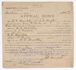 1904 January 4: Bond, for appeal in H.V. Hinckley and J.H. Wright v. Dan McGraw Sr.; B.F. Talbott, U.S. commissioner; A.D. Yoodeuogh, notary public