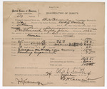 1904 June 24: Bond, of surety, for W.J. Smith; includes 65 head of cattle, 8 horses, 10 hogs, 2 wagons, 1 buggy, farming implements; B.H. Coeven, marshal; J. Piavaugh, deputy marshal