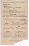 1905 February 13: Bond, for appearance of defendant J.R. Smith, introducing intoxicating liquor; F.M. Smith, surety; B.F. Talbott, commissioner