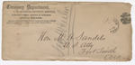 Unknown: Envelope, from Treasury Department; M.H. Sandels, judge; Stephen Wheeler, commissioner