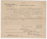 1906 May 18: Bond, of surety, for N.L. Norman; includes 100 head cattle; G.A. Porter, marshal; T.E. Brents, deputy marshal