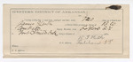 Unknown: Certificate of employment for W.F. Keith, guard in charge of James Yeats, U.S. prisoner; B.W. Counter, deputy marshal