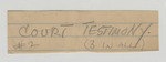 Unknown: Label, court testimony, 3 in total, # 2