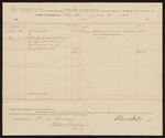 Voucher, account current with Thomas Boles, U.S. marshal; includes expenses in support of prisoners; Stephen Wheeler, clerk