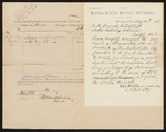 Abstract, account current with Thomas Boles, U.S. marshal; includes expenses for support of prisoners; Stephen Wheeler, clerk; letter from M.H Sandels, U.S. attorney Western District Court to court verifying expenses for support of prisoners; A.G. Gregg, doctor; Pay-roll of physician, jailor, and guards; J.G. Eberle, jail physician; N.K. Pryor, jailor; George Bomford, William B. Casey, David Conway, turnkey; George Maledon, Richard Turner, Michael O'Connell, E.A. Anthony, Joseph Robinson, R.R. Pace, Christin Epple, John McNormee, Joseph Bonner, George Bomford, John May, guards; Stephen Wheeler, clerk; John Carroll, U.S. marshal; Isaac Parker, judge