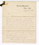 Letter, from Edward Jordan, Solicitor of the Treasury, transmitting forms and instructions to Elijah Ham, U.S. Attorney, Little Rock, Arkansas