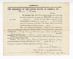 1867 May 15: Subpoena, to Thomas P. Watson, in U.S. v. Forty Packages of Merchandise, Samuel Payne, claimant; issued by Henry Caldwell, district judge; by Samuel Cooper, clerk; R.F. Naylor, deputy clerk; served by L.C. White, marshal