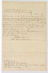Statement, of Asa Williamson that William Markham of Pike County has made spirituous liquors; statement witnessed by Michael Dugan, Nicolas Hunter, Arthur Miller of Polk County, Arkansas, and A.D. Hawkins, U.S. commissioner