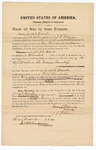 1871 December 26: Bond for Joseph Ward, in U.S. v. Joseph Ward, for obstructing the U.S. mails; J. M. Pilkington and J. C. Folsom, sureties; James Churchill, commissioner