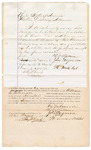 1872 August 16: Bond for defendant, U.S. v. William C. Falconer, assault with intent to kill; H. J. Falconer, surety; also signed John Ferguson and Herman [ADD]; Edward Brooks, commissioner