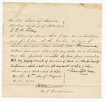 1872 August 21: Bond of Richard A. Talley; James Churchill, commissioner