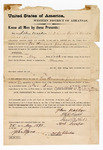 1873 May 28: U.S. v. John Walker, murder; H.D. Reese, Daniel R. Hicks, and Arch Scraper, sureties; signed John B. Jones, Agent for Cherokees