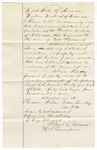 Proclamation of worth situated in Cherokee Nation Indian Territory, by Alex Porter; Floyd C. Babcock, U.S. commissioner