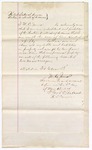1874 May 8: Bond of defendant, U.S. v. Dock Williams, larceny; Sophia Williams, John F. Lyons, M.C. Jones, sureties; Floyd C. Babcock