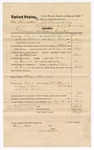 1874 November 16: Voucher, U.S. v. Sam Tarnatuffe, larceny in the Indian Country; includes cost of feeding prisoner, 