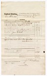 1874 September 24: Voucher, U.S. v. One Saudes, larceny in the Indian Country; includes cost of mileage, and feeding prisoner; served by J.P. Allnutt, U.S. deputy marshal; Floyd C. Babcock, commissioner