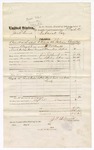 1874 September 25: Voucher, U.S. v. Jack Burns, assault with intent to kill in the Indian Country; includes cost of mileage, and feeding prisoner; served by J.P. Allnutt, U.S. deputy marshal; Floyd C. Babcock, commissioner