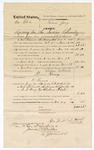 Voucher, U.S. v. One Able, larceny; includes cost of feeding prisoners, transportation, guard, and other travel expenses; James O. Churchill, U.S. clerk of court; G.W. McIntosh, deputy U.S. marshal