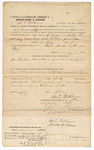 1874 August 13: Bond of defendant, U.S. v. Arurs Wellborn, larceny; M.L. Wellborn and Charles B. Ames, sureties; F.C. Babcock, commissioner, including two justification of sureties