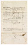 1874 September 28: Voucher, U.S. v. Hardy Celbert, larceny; includes cost of travel expenses, mileage, feeding prisoner, and deputy; served by J.P. Allnutt, U.S. deputy marshal; Floyd C. Babcock, commissioner