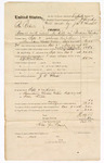 1874 September 02: Voucher, U.S. v. James Roberts, assault with intent to kill; includes cost of travel expenses, feeding prisoner, and transportation; served by H.J. Beerr; C.J. Brooks, commissioner; writ issued by James O. Churchill, clerk