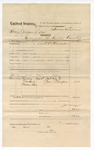 1874 October 18: Voucher, U.S. v. Henry Yowsons, larceny; served by W.V. Alexander; subpoenaed witnesses, Josiah and Geen Thompson