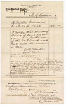 Voucher, to R.G. Caldwell, includes cost of 1,500 bushels of coal; E.B. Blanks, jailor; James O. Churchill, U.S. clerk of court
